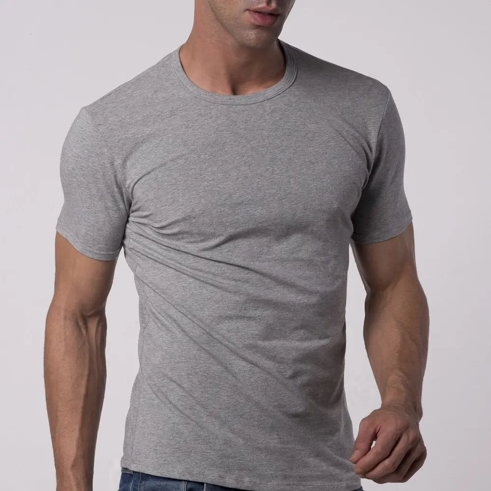 
online shopping clothes men bulk turkish cotton t shirt high quality pure cotton undershirts custom design OEM 
