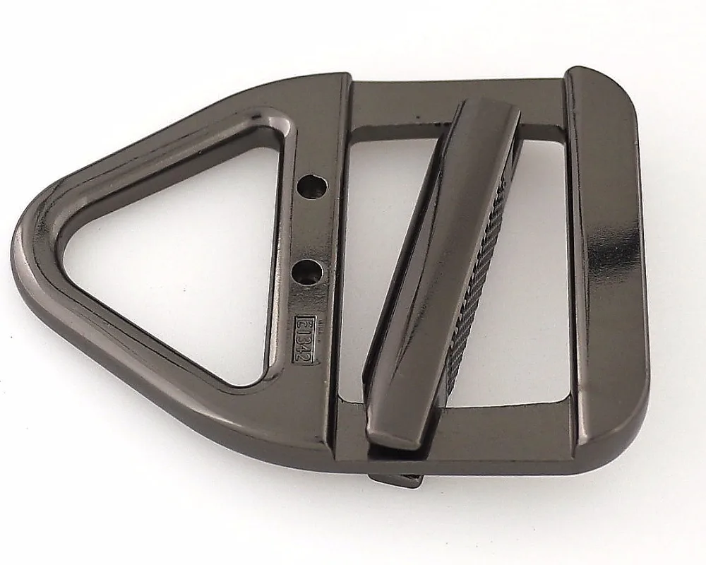 38mm New Good Design Braided Fabric Chastity Double D Ring Canvas Belt Buckle for Outdoor