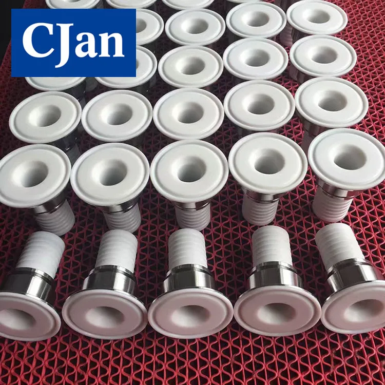 PFA lined tri-clamp hose fitting, pfa TC quick pipe fittings