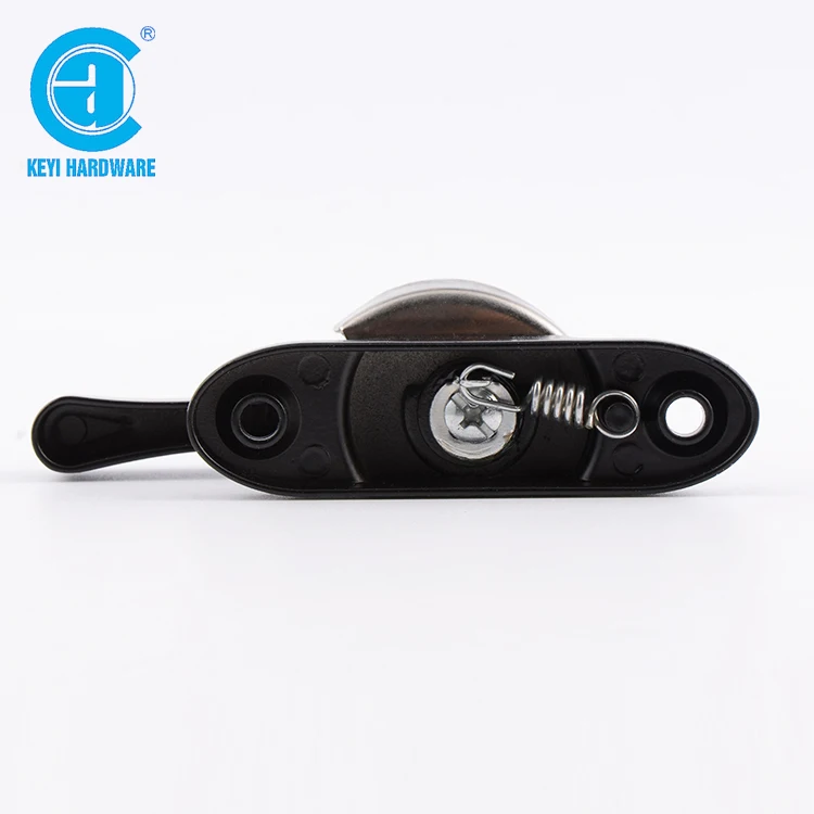 Цинковый сплав Черный цвет раздвижные окна полумесяцем