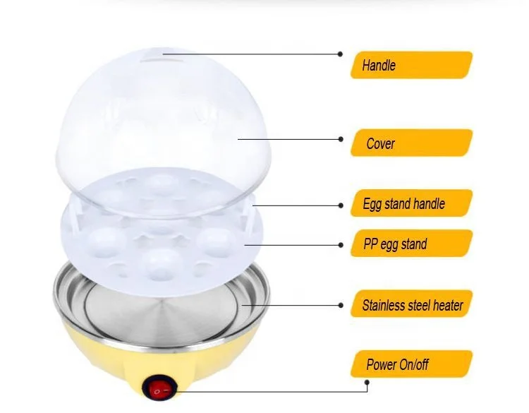 2022 hot gifts electrical egg steamer with automatic shut off