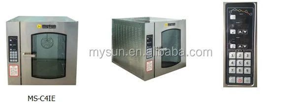 
Electric gas powered bread convection oven machine with steamer for hotel 