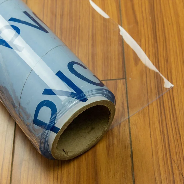 2018 super clear flexible pvc transparent film for packaging use