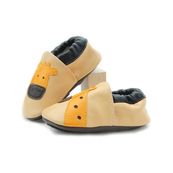 Baby Slippers Multicolor Customized Patterns Soft Leather Children Shoes