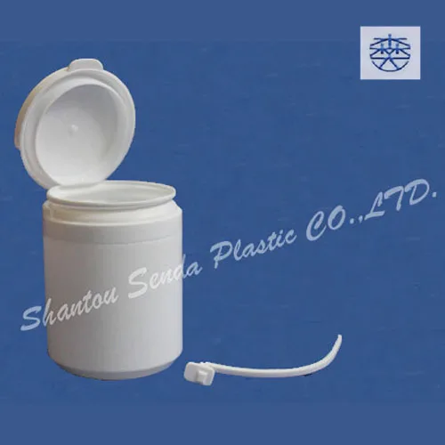 HDPE plastic bottle logo/color OEM 150cc/5oz round plastic bottle with tear off cap