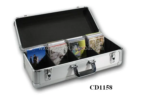high quality 50 CD disks(10mm)aluminum CD DVD storage box wholesales From Manufacturer In Nanhai,Foshan,Guangdong,China