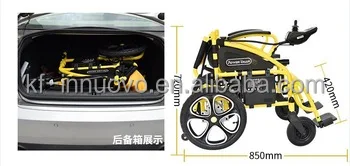 cheapest Easy Folding Power/Electric Wheelchair with 250W/20Kms~W5213 from Chinese strongest manufactory supplier