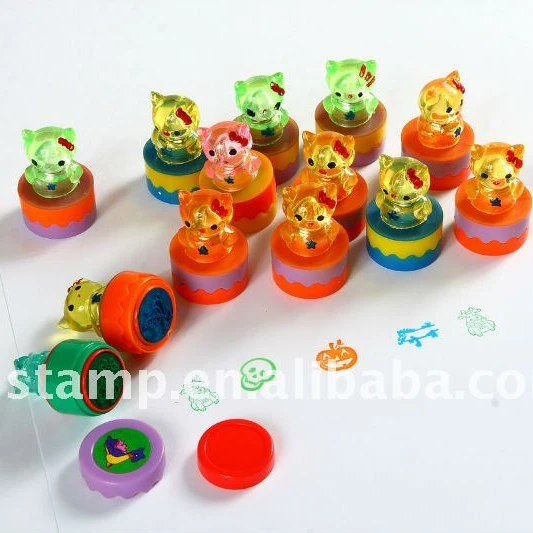 custom sizes  stamp , self inking stamp   sparkling stamp toy EN71-3 testing ,ASTM