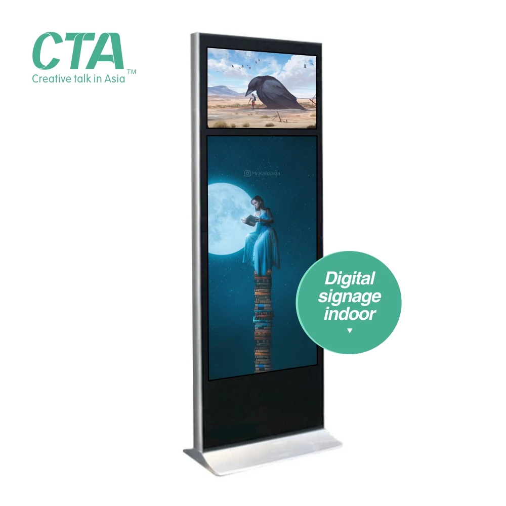 55 inch lcd touch screen advertising monitor with built-in camera for exhibition show