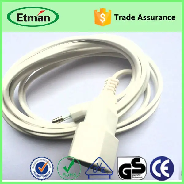 
High quality flat electrical power extension cord with ce 