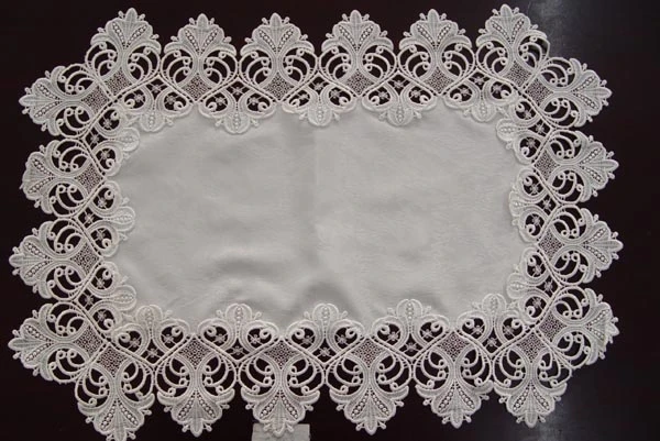  table cloth with embroidery lace
