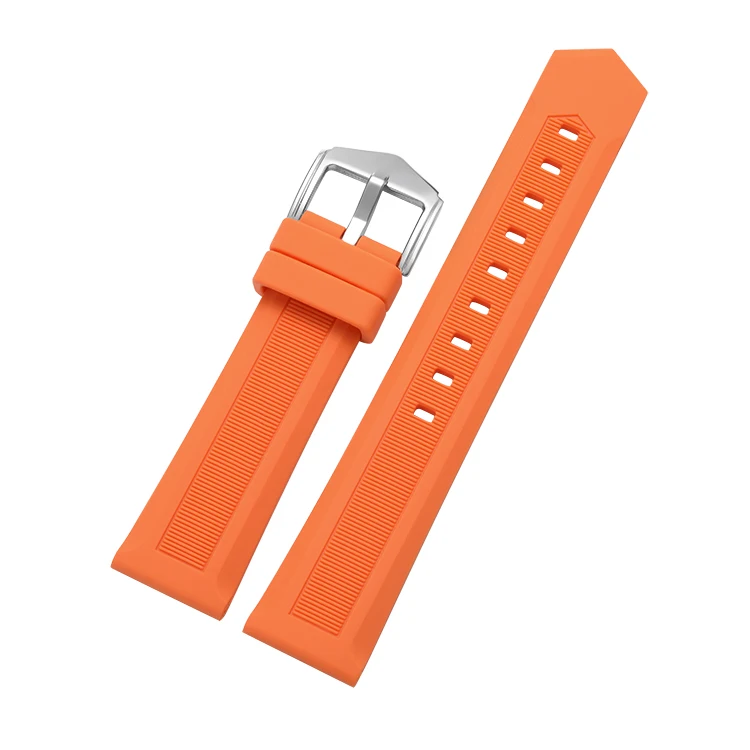 
Ready to ship amazon hot sell 16mm18mm 20mm 19mm 20mm 21mm 22mm 24mm universal Silicone Rubber Watch Strap 