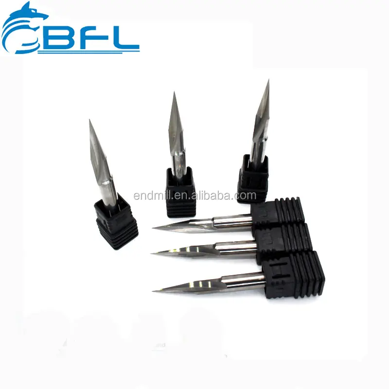 Welded Cutter Stepped Tungsten Carbide Milling Drilling Tools End Mills Cnc Drill Bits v Grooving Cnc Engraving Mill