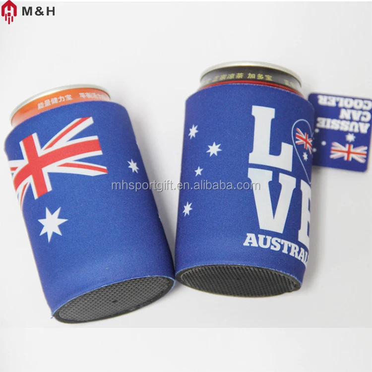 
Promotional Sublimation Beer Can Holder Printed 5MM Neoprene Can cooler Insulated Stubby Holder 