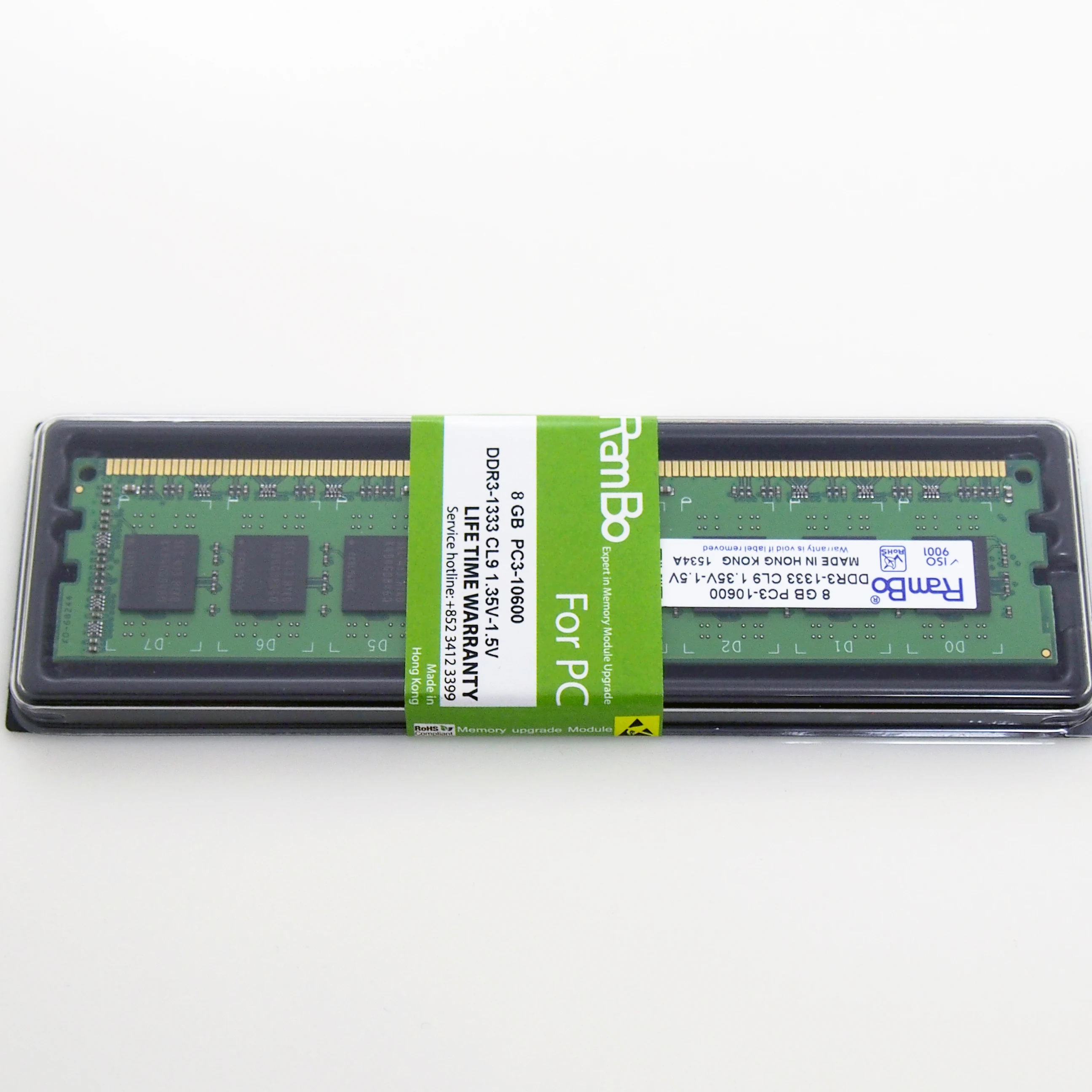 Manufacturer Good Quality Hot Sale Rambo Dram 4GB 240pin Unbuf SO DIMM DDR3 1066 Dram Module