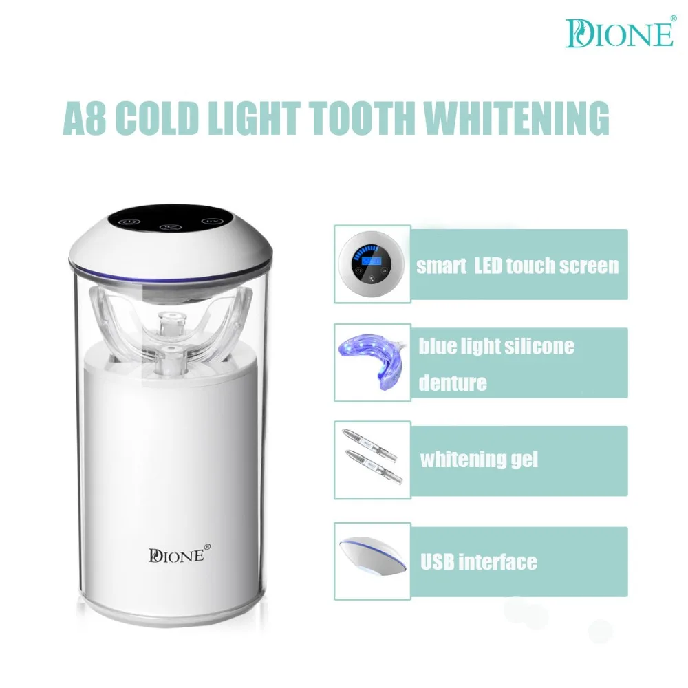 
Wholesale dental beauty A8 bright smile professional portable laser Cold Blue led Light teeth whitening machine 