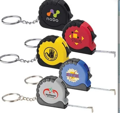 High quality promotion funny gift tape measure mini retractable keychain measuring tape promotional mini gift tape measuring