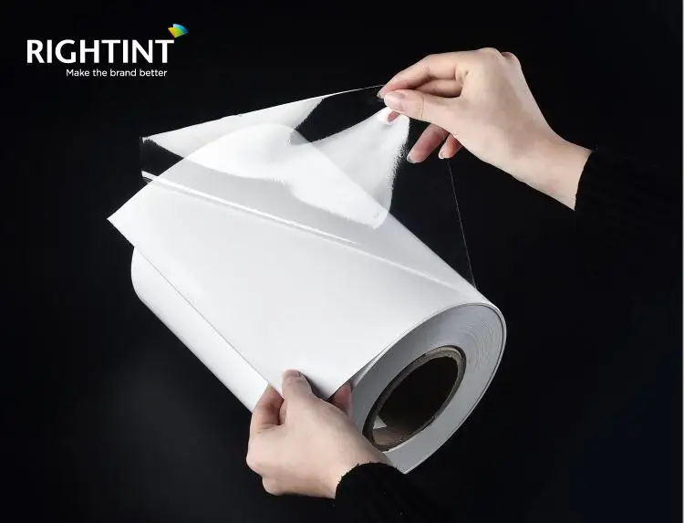 Лучшее качество прозрачной и прозрачной электростатической пленки для украшения и печати