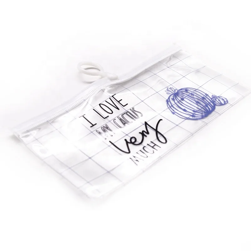 
Cheap custom transparent bag candy color clear PVC travel make up bags 