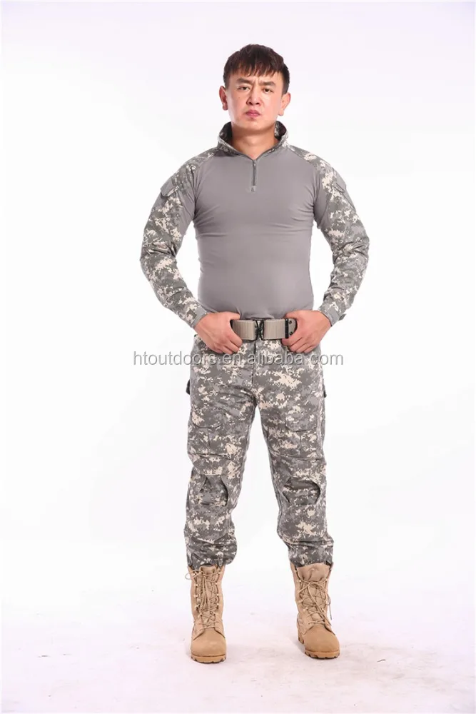 ACU color Digital Blue and Grey Tactical frog suit
