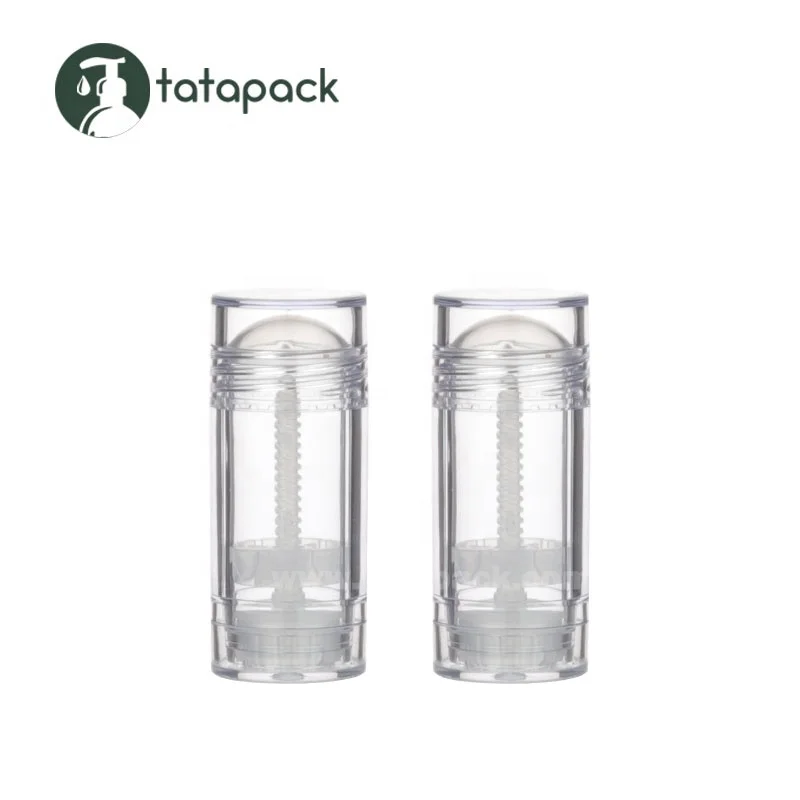 
0.5oz Empty Transparent Deodorant Stick Container 15ml Plastic Cosmetic Bottles for Lotion Stick, Lipstick Tube, Lip Balm Tubes 