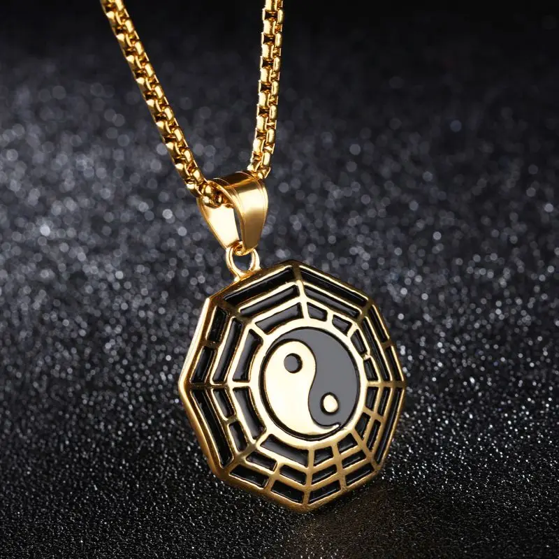 
Top Quality Stainless Steel Ying Yang Chi Pendant Price 