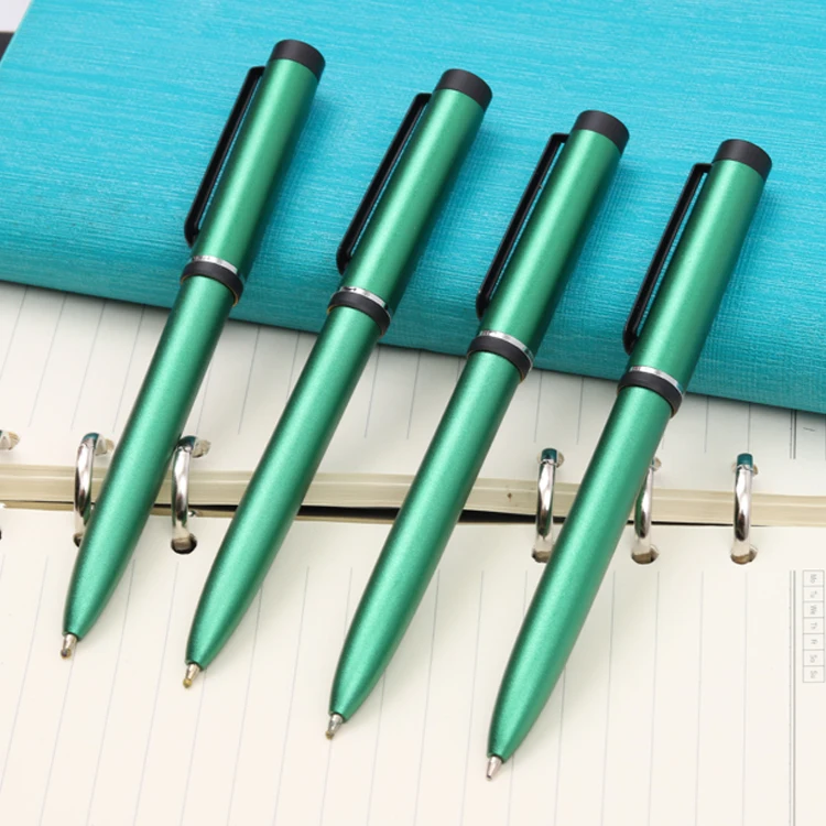 
OEM customized twist mechanism promotional aluminum ballpoint metal pen with custom design logo 