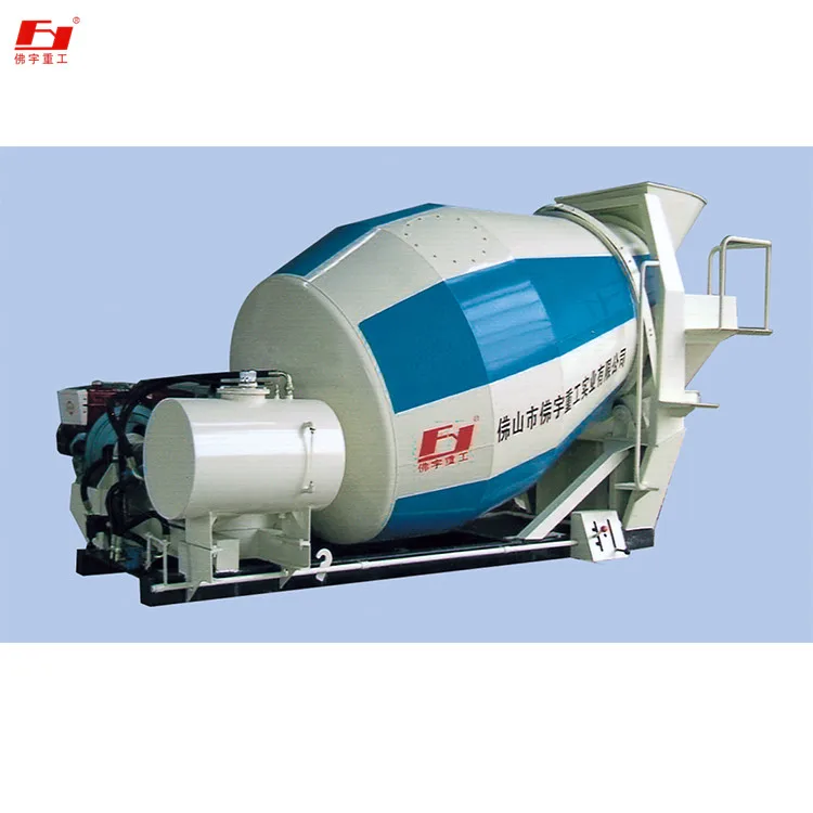 China Brand JCD5 Construction works concrete transport tank 5 cubic meters by electric motor drive hydraulic pump