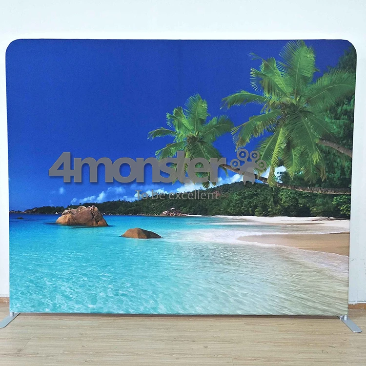 10ft trade show folding aluminum frame tension fabric display