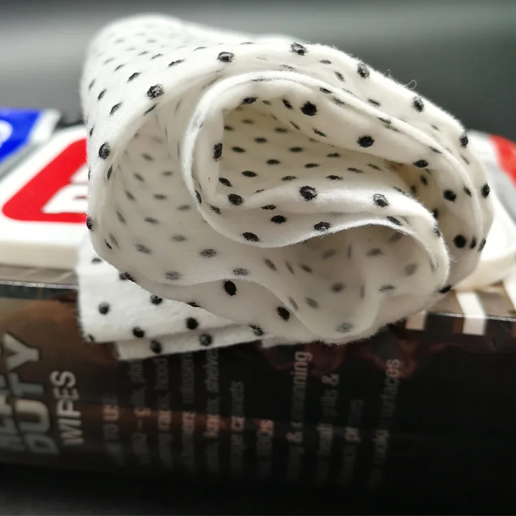 Power BBQ cleaning wipes with big dots for BBQs & Ovens