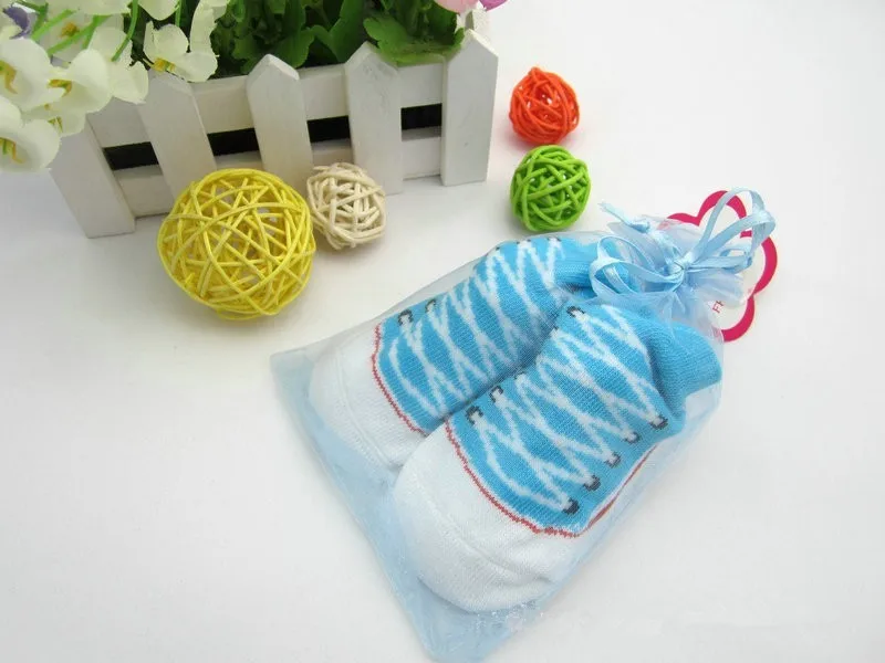 Cute organic cotton white like shoe knitting toddler ankle antislip baby socks for girl boy