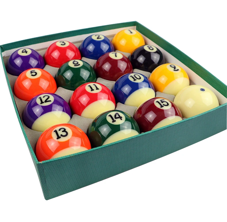 Бильярдные шары для бассейна из фенольной смолы, размер 2-1/4 дюйма, международный стандарт