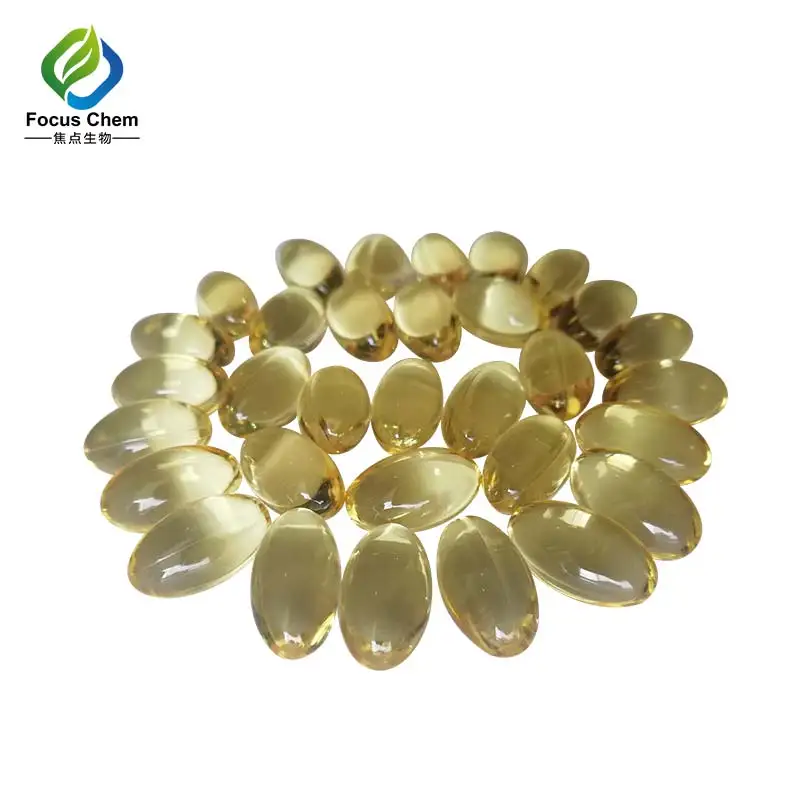 Flaxseed oil and vitamin E softgel for auxiliary lower blood lipid