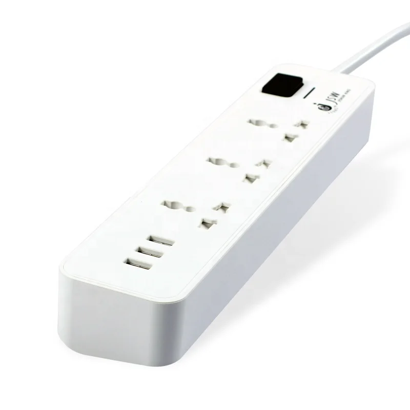 
3 way universal electric USB power extension board with usb 
