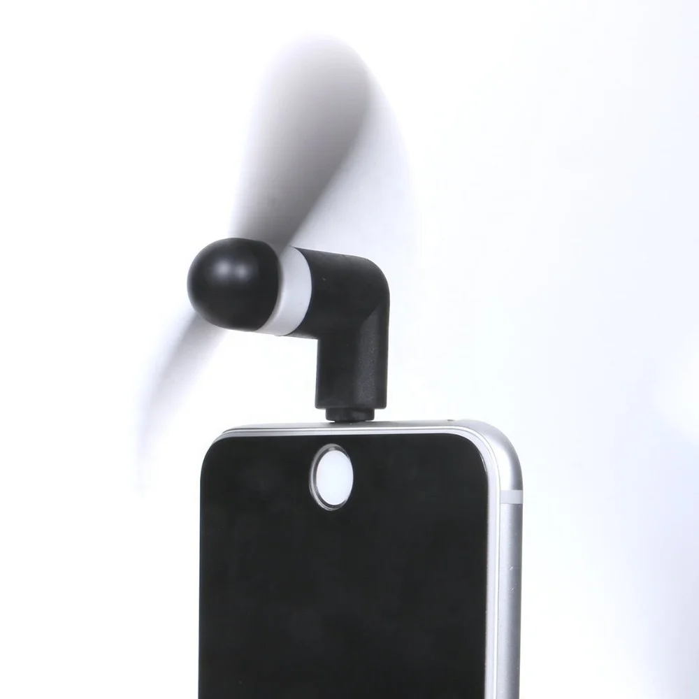 2 in 1 Portable Mini Micro USB Mobile phone computer Fan for iPhone & Android