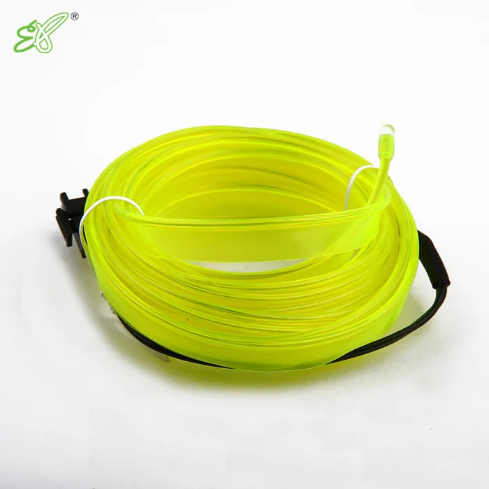 High Brightness welted EL wire luminous wire neon sewable el wire flexible flash costume halloween clothes china suppliers