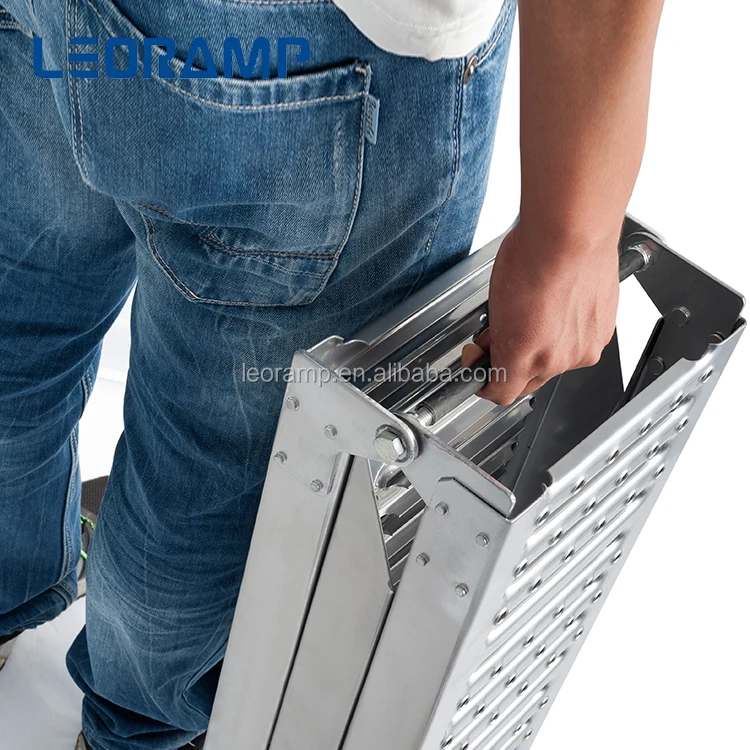 
Hot sale customized portable aluminum car ramp for van 