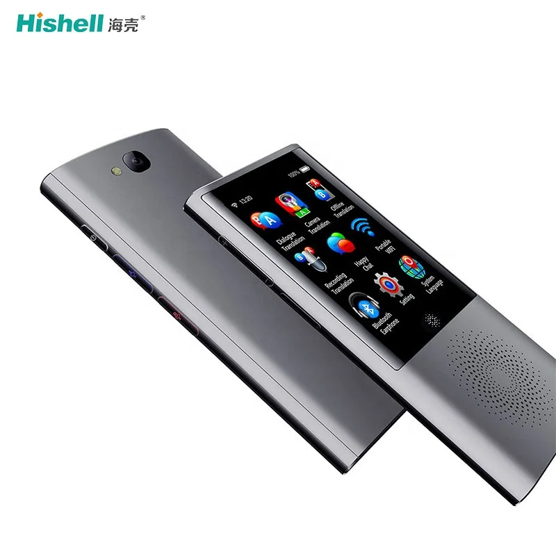 HT101 Portable Pocket Speech Translator Real Time Smart Voice Translator for Business