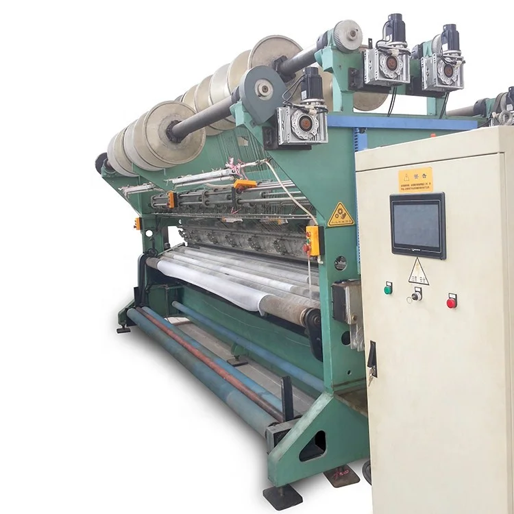 High Speed Single Needle Bar Warp Knitting Machine Net Fabric Machine