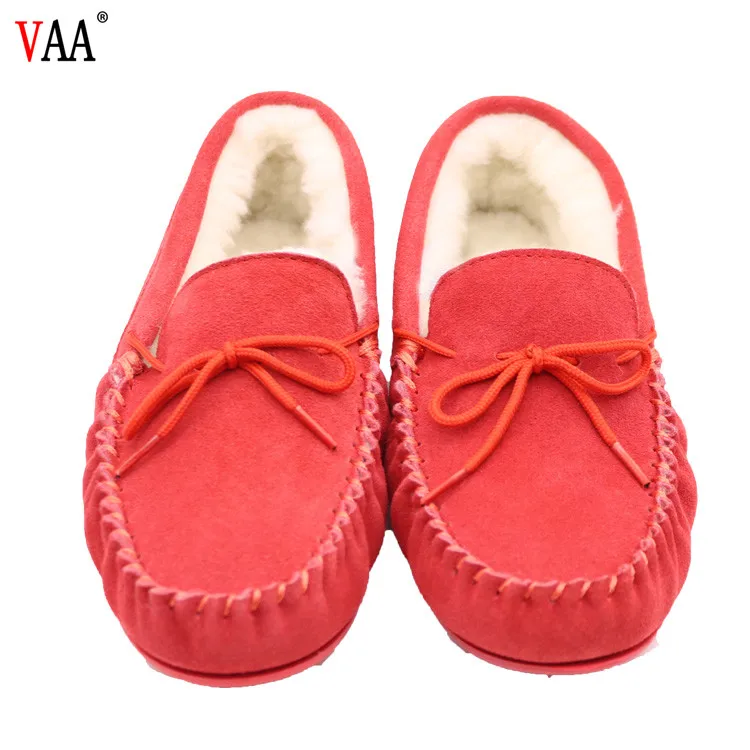 
CF-168 Winter Factory Ankle Length Red Color Unique Brand Brand Snow Winter Shoes Boots,Women Moccasins 
