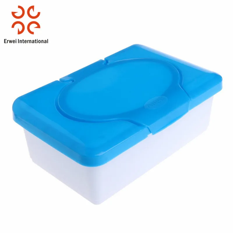 Custom Baby Wet Wipes Dispenser Plastic Box Baby Wipes in Container