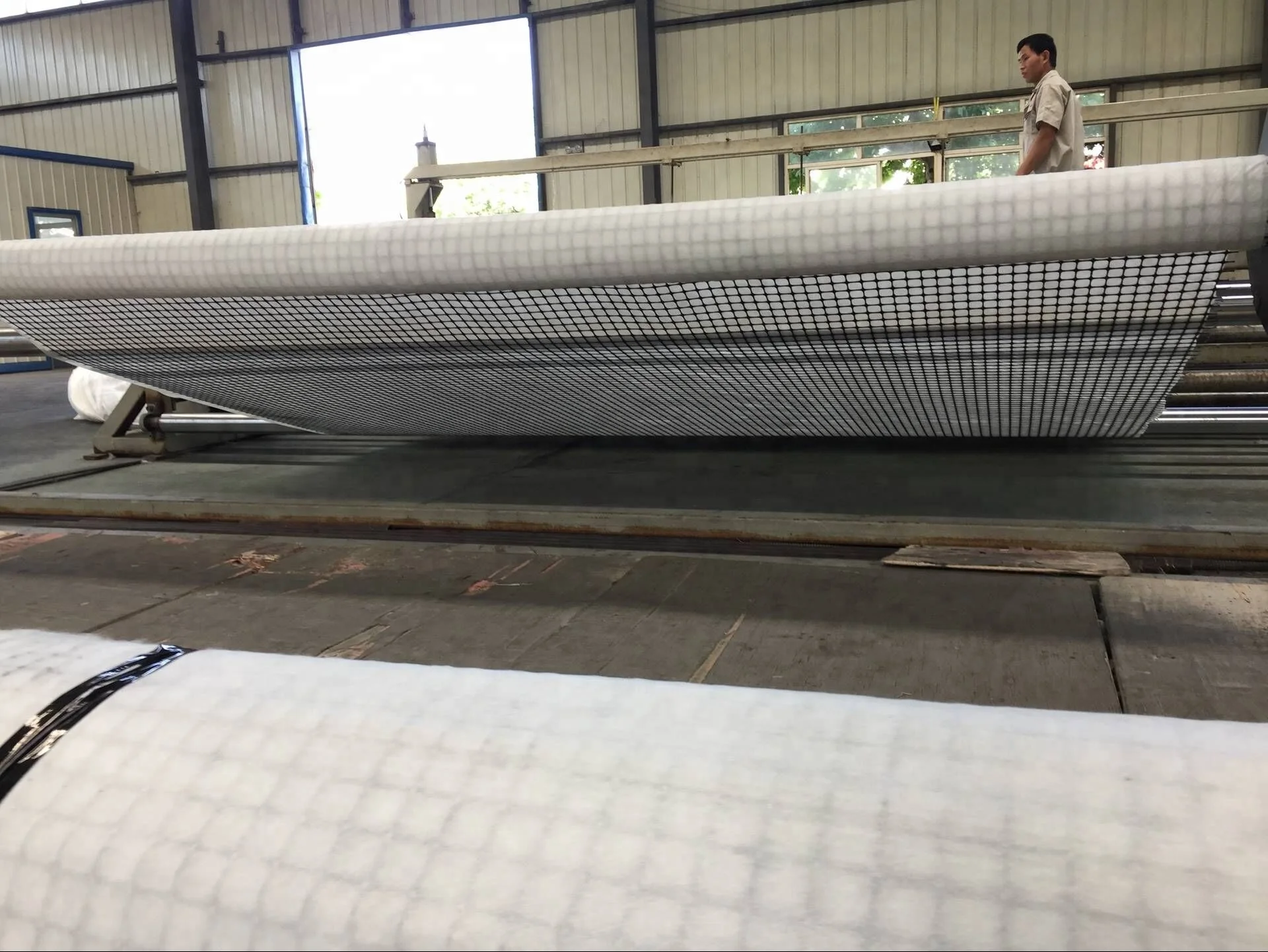 Biaxial PP Geogrid 3030 composite Nonwoven Geotextile with CE certificate