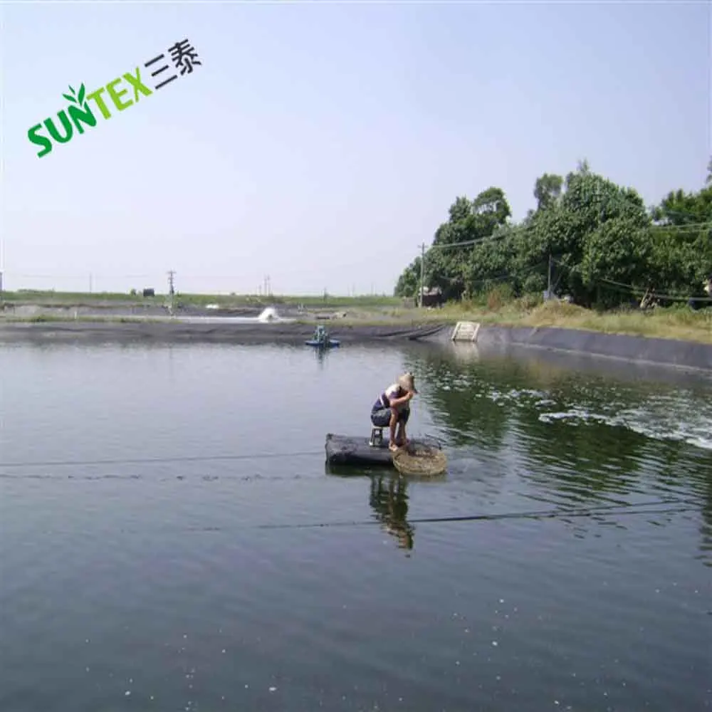 Supply  100% virgin woven fabric HDPE Water Tank Liners /hydroponic floating grow bed liners/fish farm ponds liners