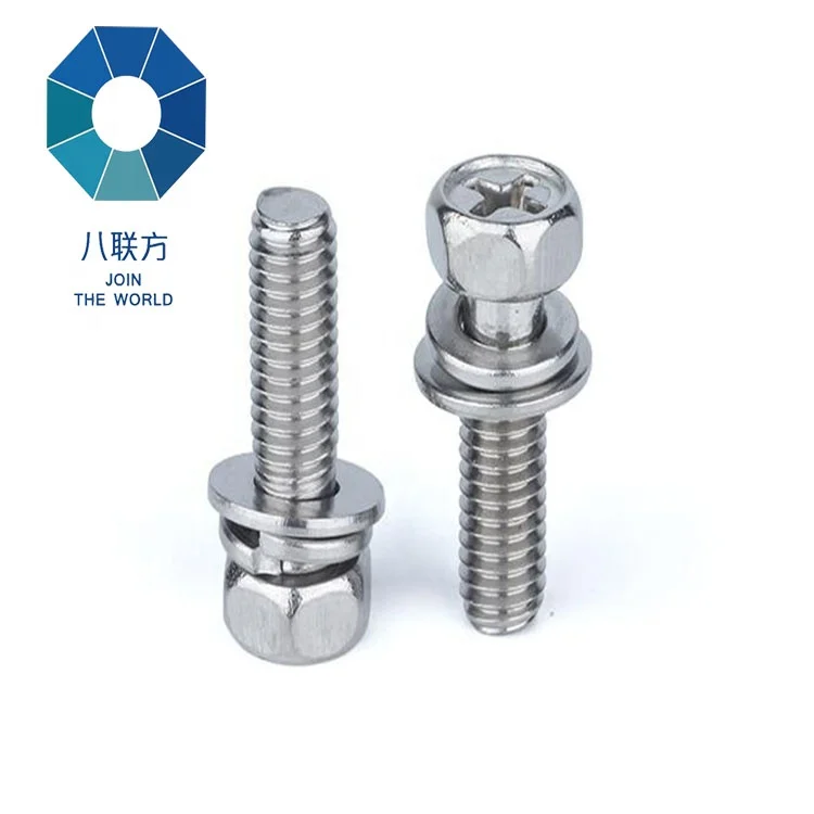 Stainless Steel A2 Bolts Hex Head Bolt With Nut And Washer Hex Bolts