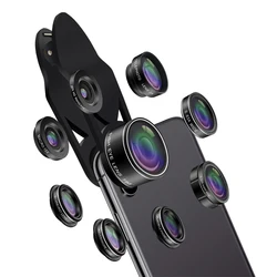 Лидер продаж Amazon 2021, комплект объективов для телефона 9 в 1, Объективы для смартфонов и мобильных камер