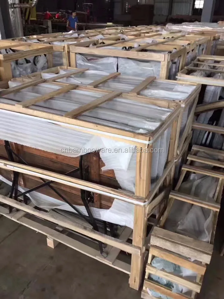 New Outdoor Furniture Classical Bamboo Cafe Table Chair For Garden Shop