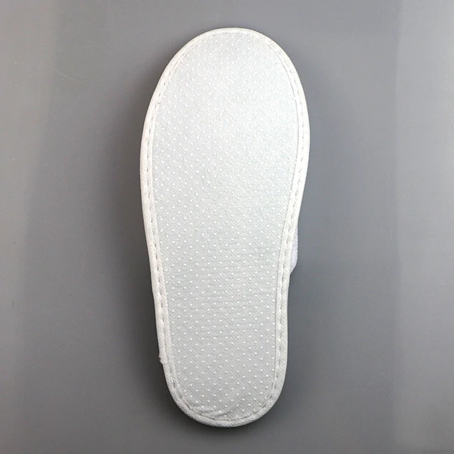 Hotel disposable travel 5 star personalized OEM towel closed hotel slippers