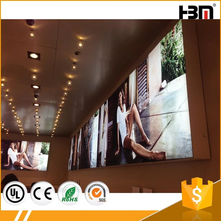 new product ideas 2024 frameless led light box fabric lightbox manufacturer