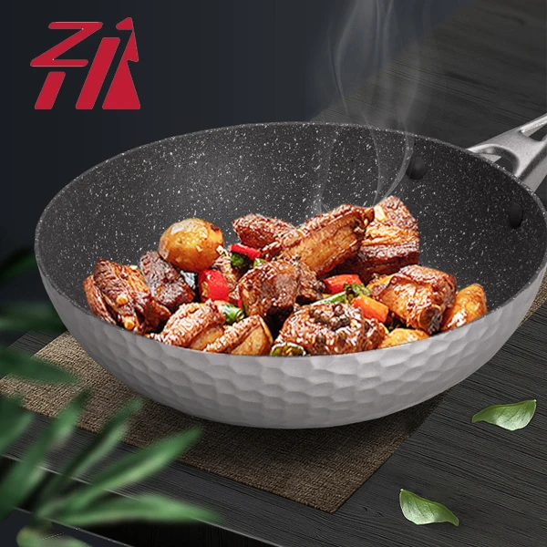 New Arrival Forged Aluminum Non Stick Fry Pan with lid