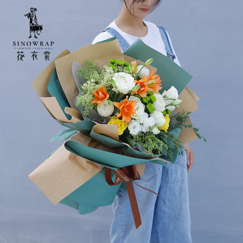 
Waterproof Flower Wrapping Suppliers Wholesale Plastic Wrap For Flower 